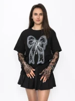 Bluza Dama JMC20311 NEGRU | KIKIRIKI