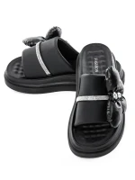 Papuci Dama cu Talpa Joasa 8899-10 BLACK | FASHION