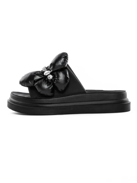 Papuci Dama cu Talpa Joasa 8899-10 BLACK | FASHION