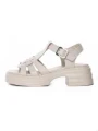 Sandale Dama din piele naturala TP1007-1 CREAM | FORMAZIONE
