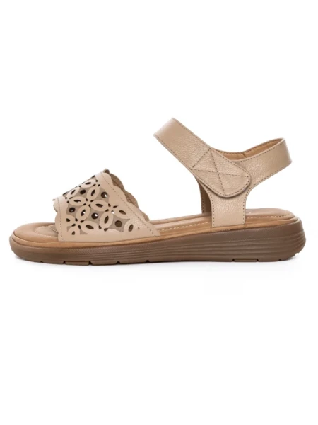 Sandale Dama din piele naturala 33177 APRICOT | FORMAZIONE