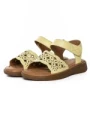 Sandale Dama din piele naturala 33177 YELLOW | FORMAZIONE