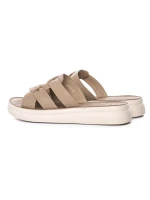 Papuci Dama din piele naturala 28-29 APRICOT | FORMAZIONE