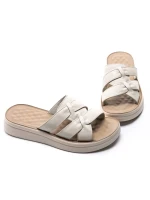 Papuci Dama din piele naturala 28-29 CREAM | FORMAZIONE