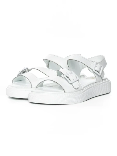 Sandale Dama din piele naturala K247-1 WHITE | FORMAZIONE