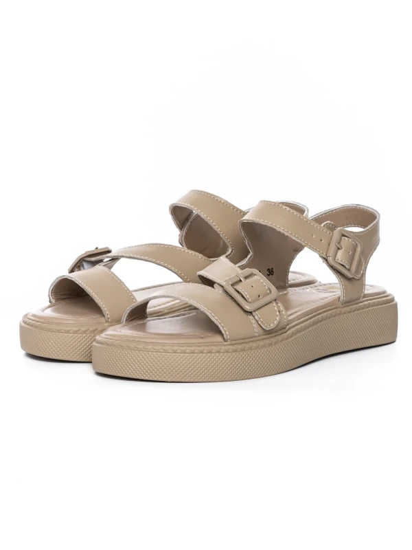 Sandale Dama din piele naturala K247-1 APRICOT | FORMAZIONE