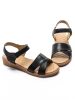 Sandale Dama din piele naturala 52033 BLACK | FORMAZIONE