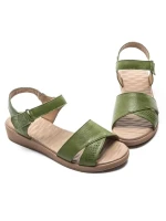 Sandale Dama din piele naturala 52033 GREEN | FORMAZIONE