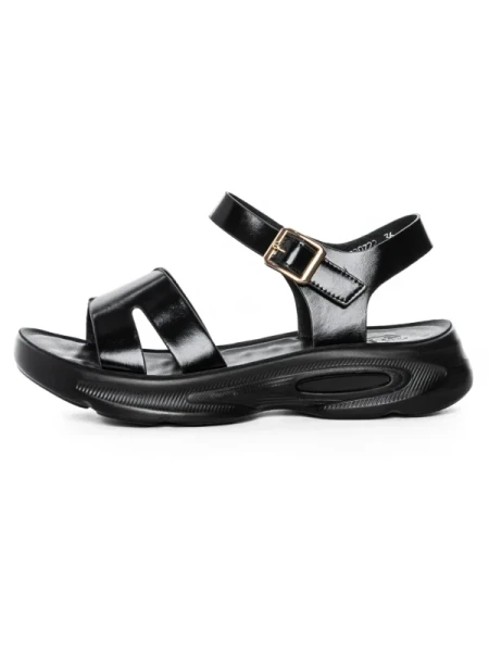 Sandale Dama din piele naturala 220722 BLACK | FORMAZIONE