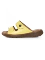 Papuci Dama din piele naturala 33173 YELLOW | FORMAZIONE