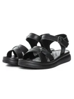 Sandale Dama din piele naturala 28-16 BLACK | FORMAZIONE