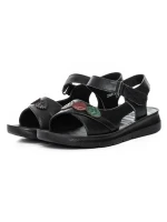 Sandale Dama din piele naturala 246613T BLACK | FORMAZIONE
