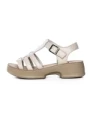 Sandale Dama din piele naturala 246609T CREAM | FORMAZIONE