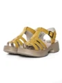 Sandale Dama din piele naturala 246609T YELLOW | FORMAZIONE