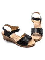 ženski sandali iz pravega usnja 22002S Črna | Formazione