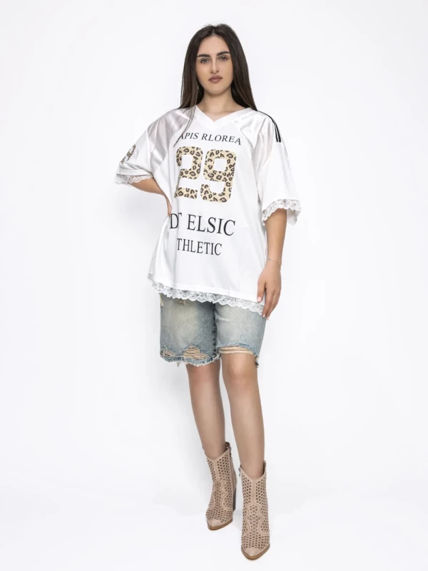 Tricou Dama VMCF6260 ALB | KIKIRIKI