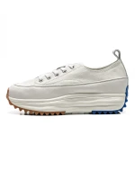 Ženski športni copati iz naravnega usnja 9529-2X Bela | Franco Gerardo