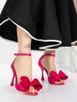 Sandale Dama cu Toc Subtire 5XKK16 ROSE | MEI