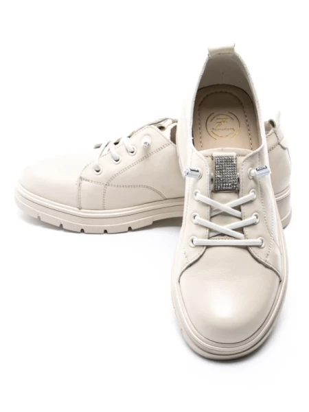 Pantofi Casual Dama 23726 Crem Formazione