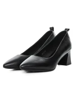 Pantofi cu Toc gros 267678 Negru | Formazione