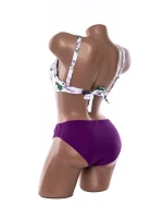 Costum de baie dama L29-2 ALB-MOV | MEINA