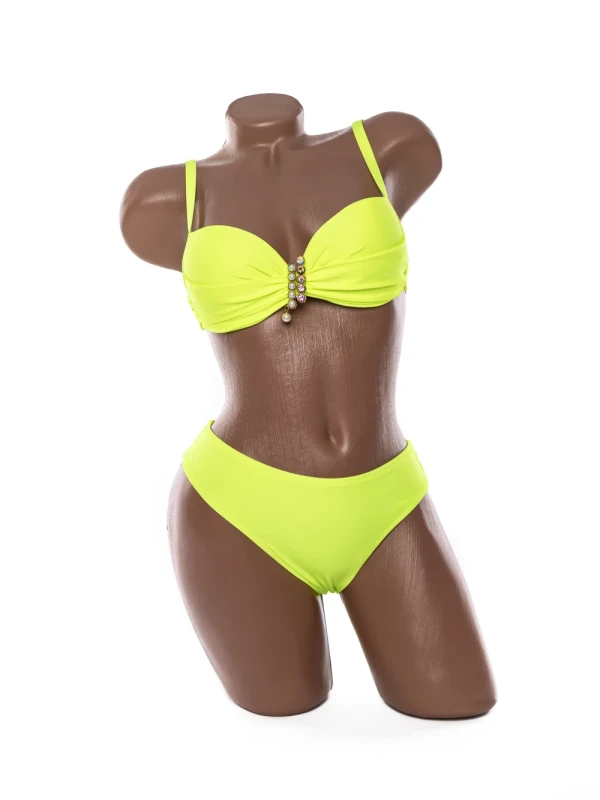 Costum de baie dama F330 VERDE NEON | MEINA