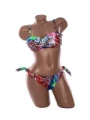 Costum de baie dama F662 ROSU-VERDE | MEINA