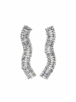 Set Colier + Cercei CLR009 ARGINTIU | MEI