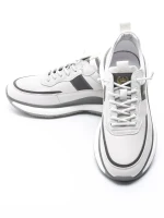 Pantofi Sport Barbati 33706 Alb-Gri Franco Gerardo