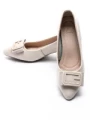 Pantofi cu Toc gros 611706 Crem | Formazione