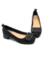 Pantofi cu Toc gros TP5008 Negru | Formazione