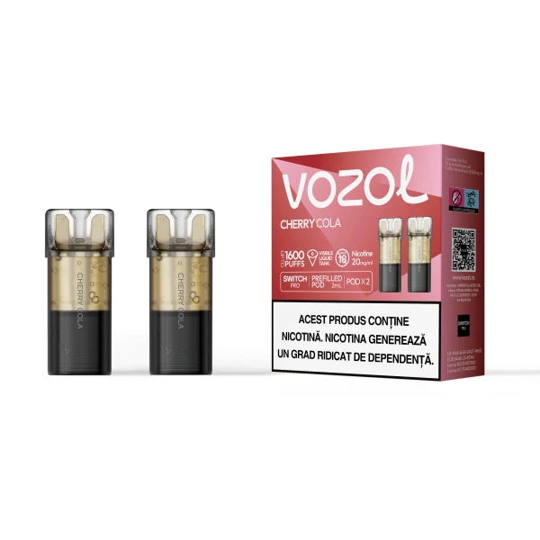 Polnilna elektronska nargila SWITCH PRO CHERRY COLA | VOZOL