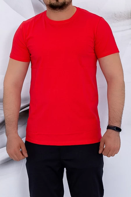 Moška t-shirt majica D236 Rdeča | Fashion
