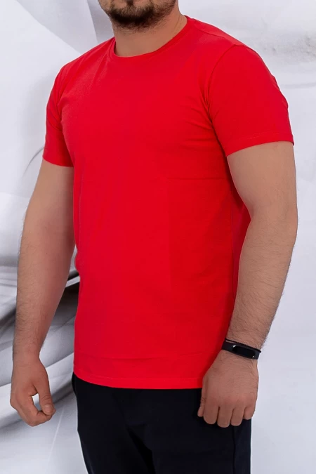 Moška t-shirt majica D236 Rdeča | Fashion