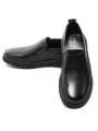 Pantofi Barbati din piele naturala HT8215 Negru (L16) Mels