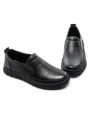 Pantofi Barbati din piele naturala HT8215 Negru (L16) Mels
