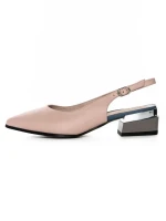 Pantofi cu Toc gros K1670-61A Roz Jose Simon