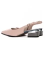 Pantofi cu Toc gros K1670-61A Roz Jose Simon