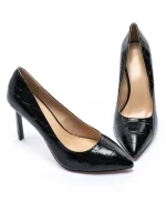 Pantofi cu Toc subtire SS0832-081-NP01 Negru (A19) Jose Simon