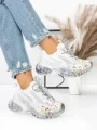 Pantofi Sport Dama cu Platforma 5WL82 WHITE | MEI