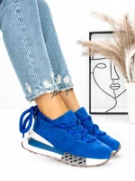 Pantofi Sport Dama din piele naturala 5WZ15 SAPPHIRE BLUE | PANTOFUL