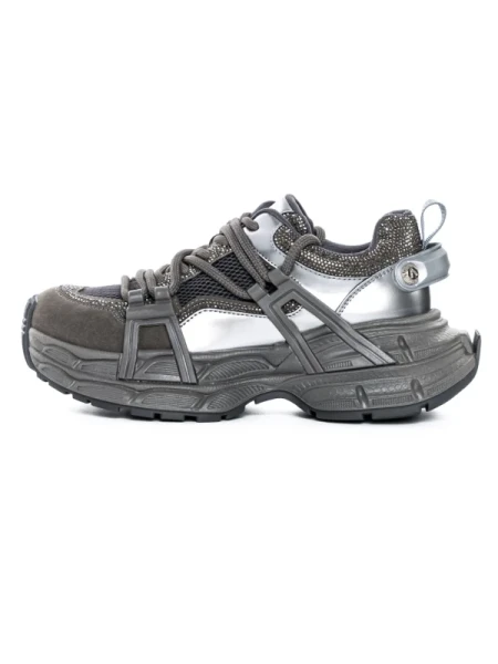 Pantofi Sport Dama din piele naturala 3195 GREY | ADVANCER