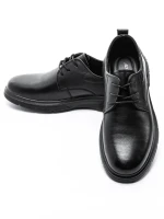 Pantofi Casual Barbati din piele naturala W25506 BLACK | ADVANCER