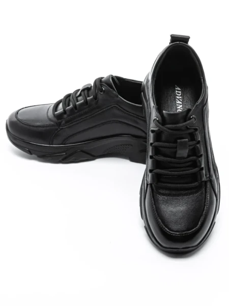Pantofi Casual Dama din piele naturala N3311 BLACK | ADVANCER
