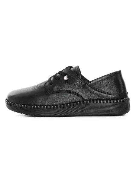 Pantofi Casual Dama din piele naturala 6350 BLACK | ADVANCER