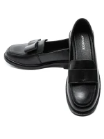 Pantofi Casual Dama din piele naturala 5226502 BLACK | ADVANCER