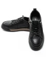 Pantofi Casual Barbati din piele naturala 57509 BLACK | ADVANCER