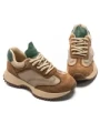 Pantofi Sport Dama din piele naturala 1566825 BROWN-GREEN | ADVANCER