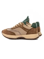 Pantofi Sport Dama din piele naturala 1566825 BROWN-GREEN | ADVANCER