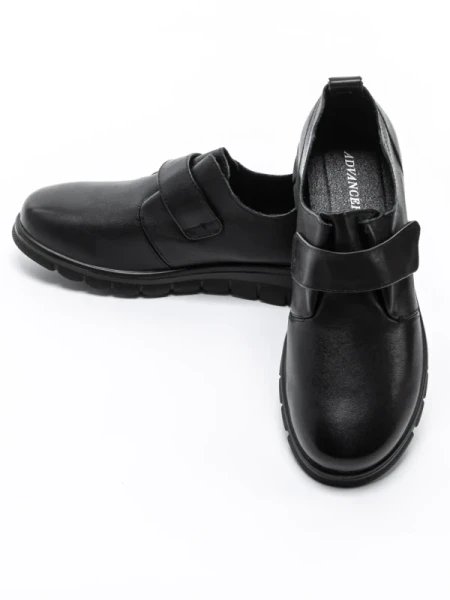 Pantofi Casual Dama din piele naturala 21074 BLACK | ADVANCER